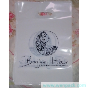 custom shopping printed logo plastic gift bag/plastic packaging bag for garment/printed LOGO promotion