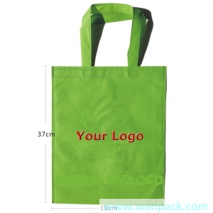 custom printed logo gift shopping non woven bag for garment packaging