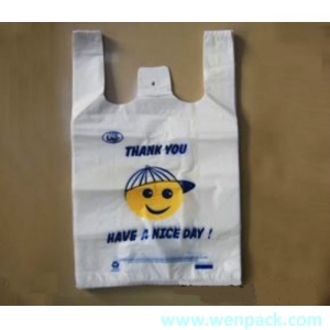 custom printed logo gift plastic bag