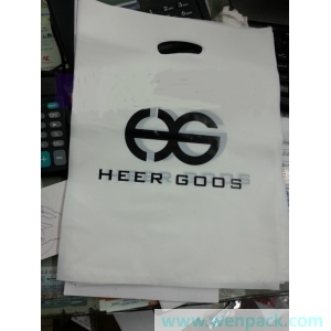 custom printed logo clothes gift plastic bag