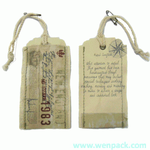 custom fashion hang tag