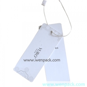 Custom apparel Hang Tags