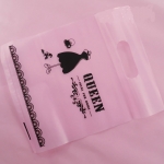 custom printed logo shopping gift plastic bag