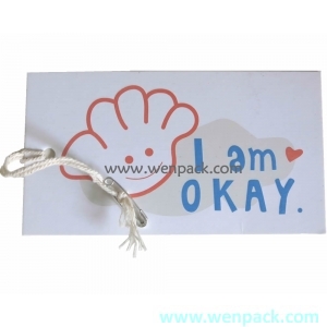 Printed clothes Hang Tags tabels