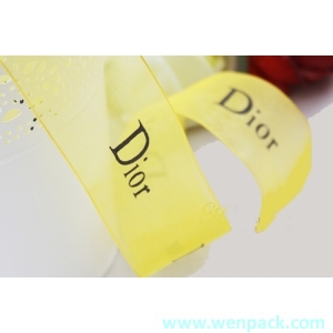 custom printed Logo gift packaging ribbon