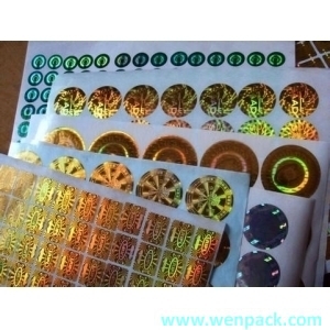 custom laser Self Adhesive sticker