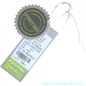 clothes Hang Tags tabels