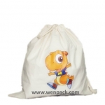 printed cotton pouch