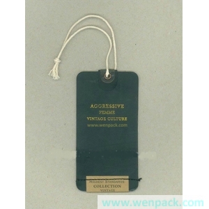 custom printed  clothing hang tag for clothes