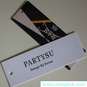 custom printed cothes hang tag -1
