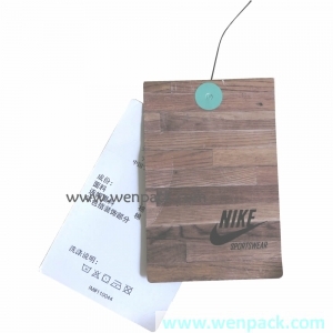 clothes Hanging Tags tabels
