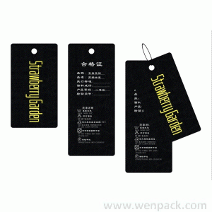 custom clothing hang tag