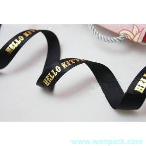 custom printed Logo gift packaging ribbon