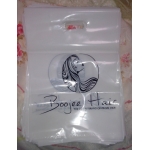 custom shopping printed logo plastic gift bag/plastic packaging bag for garment/printed LOGO promotion