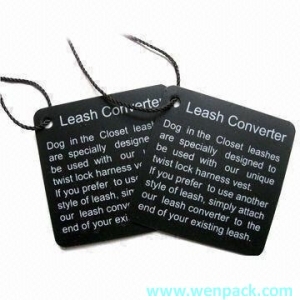 Custom Printed clothes plastic Hang Tags tabels-1