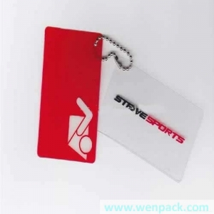 Custom Printed clothes plastic Hang Tags tabels-2