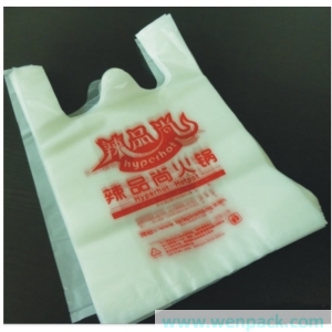 custom printed logo gift plastic bag